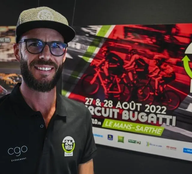 photo romain gasnal est l’organisateur des 24 heures vélo au mans.  ©  photo archives le maine libre – denis lambert