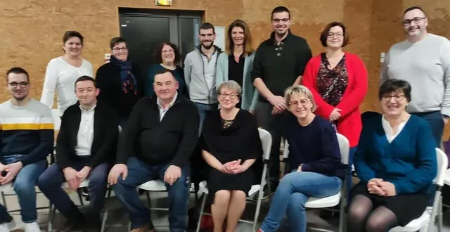 photo  le conseil municipal de villaines-sous-lucé a présenté ses vœux à la population vendredi à la halle communale.  &copy;  le maine libre 