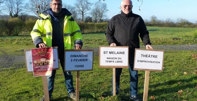 photo  deux spectacles de villages en scène précéderont la séance de théâtre improvisé. les membres du comité des fêtes sont prêts pour cet événement.  &copy;  ouest-france 
