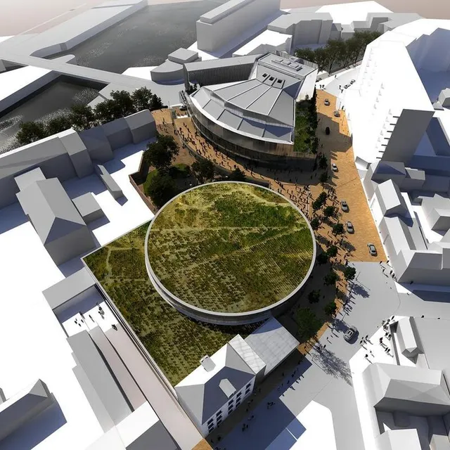 photo le nouveau visage du palais des congrès a été dévoilé.  ©  agence guervilly-mauffret