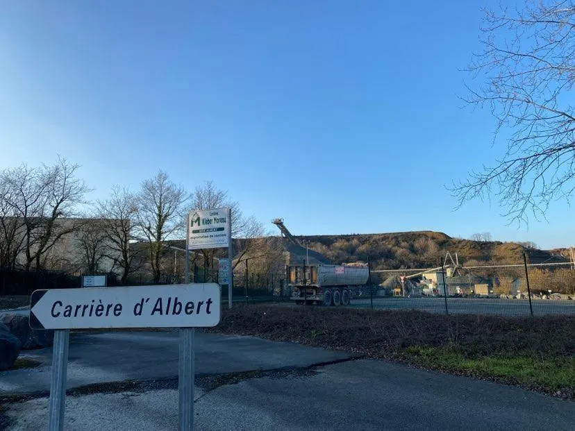 À SaintMichelleCloucq, la carrière d’Albert a commencé à extraire