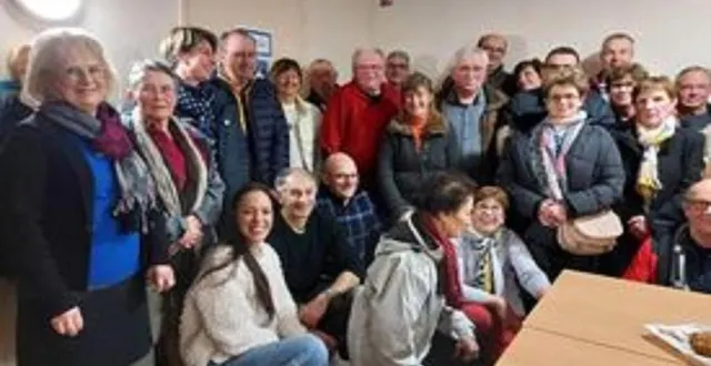 photo  les adhérents se sont réunis lundi pour partager la galette et renouveler leur engagement.  &copy;  ouest-france 