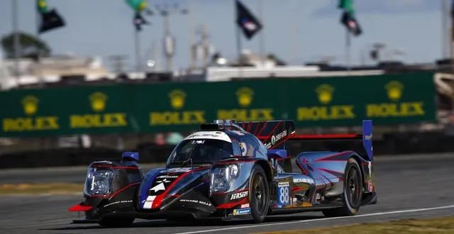 photo  la oreca 07 de l’équipe af corse composée de julien canal, matthieu vaxivière, françois perrodo et nicklas nielsen lors des essais libres du jeudi 26 janvier.  &copy;  imsa 