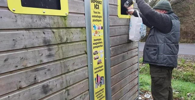photo  les bouteilles plastiques doivent être jetées sans être écrasées pour un meilleur repérage des lecteurs optiques sur les tapis  &copy;  ouest-france 