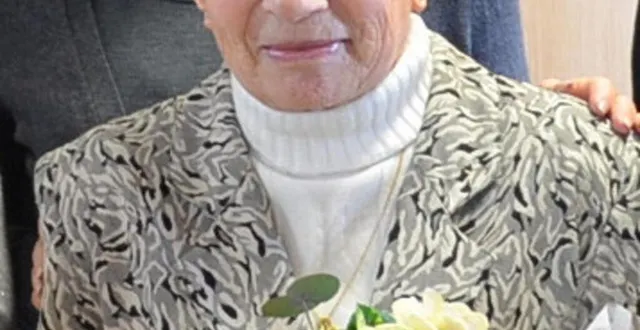 photo  micheline bailly, championne du 100 m des plus de 80 ans.  &copy;  ouest-france 