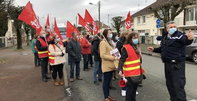 photo  les dernières manifestations organisées à la ferté-bernard remontent à début 2021 dans le cadre du ségur de la santé.  &copy;  archives le maine libre 