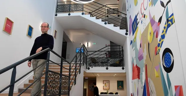 photo  angers, jeudi 26 janvier 2023. michel perrinet reste dirigeant d’octave après son rachat par le canadien valsoft.  &copy;  co – laurent combet 