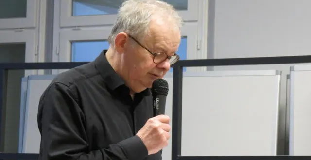 photo  joseph denis, le président, a présenté le bilan des activités du club la joie de vivre.  &copy;  co 