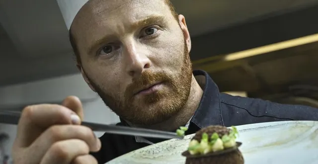 photo  le mans, janvier 2022. julien herman, ici avant sa participation à la finale du championnat de france des meilleurs desserts.  &copy;  archives le maine libre – denis lambert 