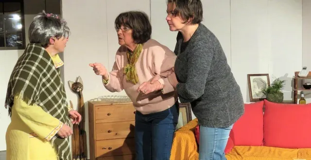 photo  les comédiens de l’échancrure, dans le rôle de personnalités étonnantes, garants d’un spectacle riche en rebondissements.  &copy;  ouest-france 