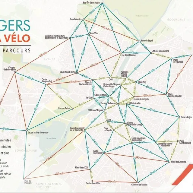 Le pont de Pruniers est situé à 20 minutes à vélo de la place du Ralliement. Ville Angers photo le pont de pruniers est situé à 20 minutes à vélo de la place du ralliement. © ville angers