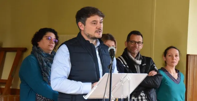 photo  le maire, tony foulon, s’exprime au nom de l’équipe municipale.  &copy;  le maine libre 