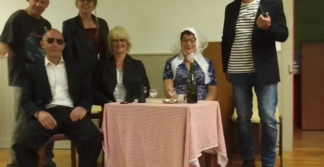 photo  la troupe de la malle verte.  &copy;  ouest-france 