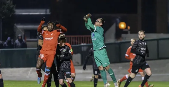 photo  quentin dorange, gardien de l’as tourlaville (manche, r1) pour la saison 2022-2023.  &copy;  christian jézéquel 