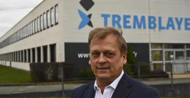 photo  à travers ce projet d’extension des activités de son entreprise et d’implantation à la bazoge, hervé tremblaye veut à la fois réduire l’empreinte carbone du groupe et gagner de nouveaux marchés pour ses services de transport.  &copy;  photo le maine libre – denis lambert 