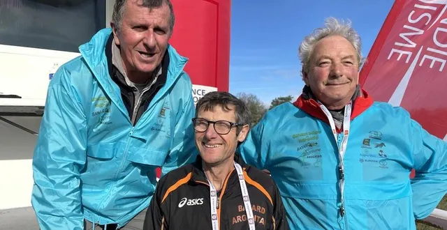 photo  mission réussie pour jean-luc edeline (à gauche), avec le président de la bayard, alain béché (au centre) et le responsable de l’intendance, fabrice gobé.  &copy;  ouest-france 