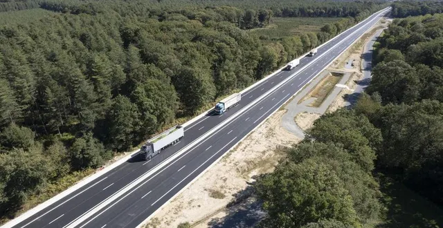 photo  parmi les gros investissements du conseil départemental de la sarthe en 2023, figure la poursuite des travaux des créneaux de dépassement sur la rd357  &copy;  © cd72 