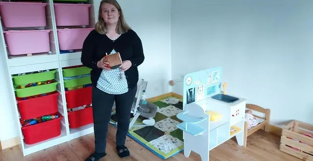photo  la salle de jeux a été réfléchie et aménagée par christelle elle-même  &copy;  ouest-france 
