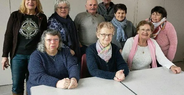 photo  le bureau de l’association générations mouvement de brains-sur-gée lors de l’assemblée générale.  &copy;  le maine libre 