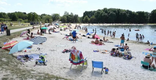 photo  la plage de la gèmerie à arnage sera arborée.  &copy;  archives ouest-france. 