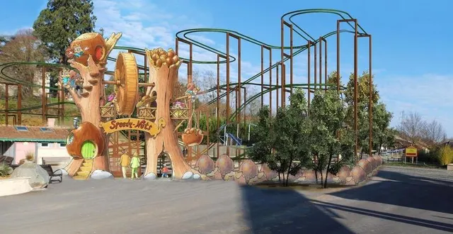 photo  le speedy nuts sera en service pour cette saison 2023. virages serrés, vitesse et sensation d’apesanteur dans les descentes : les amateurs de sensations fortes seront servis.  &copy;  papéa parc 