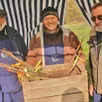 photo serge valet, laurent adam et jean-pierre gautier, de l’association les croqueurs de pommes, à la bourse aux greffons, en 2022.