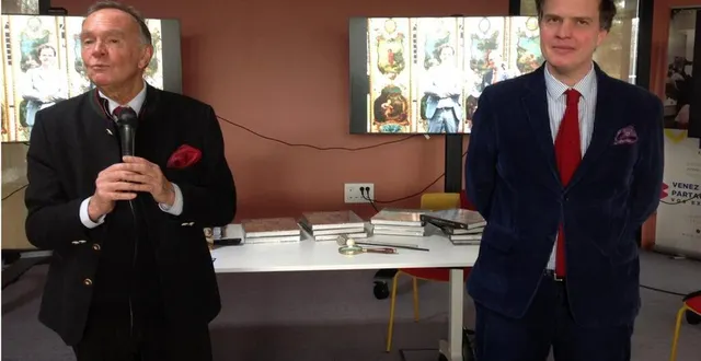 photo  jeudi, philippe et aymeric rouillac ont donné une conférence devant une quarantaine de personnes.  &copy;  le maine libre 