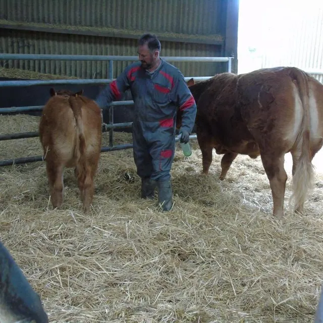 photo bruno lambert aux petits soins de nutella et de tartine en perspective du salon international de l’agriculture, à paris.  ©  ouest-france
