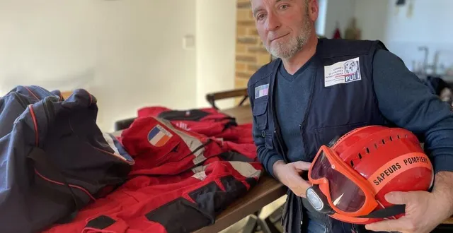 photo  gilles vitry a intégré les pompiers de l’urgence internationale en 2021, il a participé à sa première intervention en turquie.  &copy;  ouest-france 