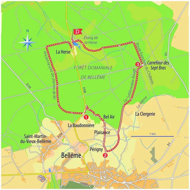 photo la sortie proposée aujourd’hui est longue de 9 km.  ©  éditions ouest-france