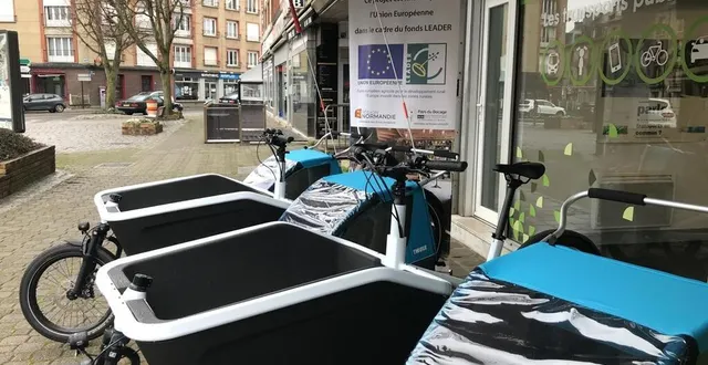 photo  les vélos cargos électriques ainsi que les remorques pour vélo seront disponibles à l’agence némus, place du général-de-gaulle, dès mars 2023.  &copy;  ouest-france 