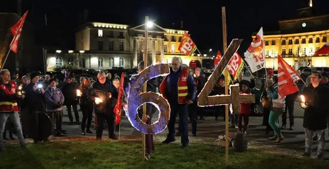photo  les 64 ans ont été brûlés en fin de manifestation, place foch.  &copy;  ouest-france 