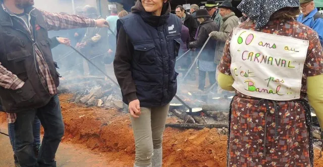 photo  la tradition a été respectée, des centaines de crêpes dorées ont été dégustées ce mercredi à valennes.  &copy;  le maine libre 