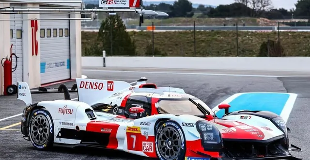 photo  plusieurs évolutions ont été apportées à cette nouvelle hypercar, notamment sur les phares, qui amélioreront la visibilité lors de la conduite de nuit.  &copy;  toyota gazoo racing 