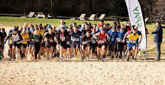 photo  le départ du cross long.  &copy;  dominique breugnot 