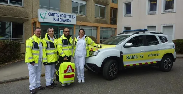 photo  l’équipe paramédicale de médecine d’urgence est installée à l’hôpital de la ferté-bernard depuis le 27 février 2023.  &copy;  centre hospitalier du mans 