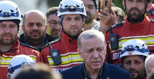 photo  recep tayyip erdogann, le 20 février dans la province d’hatay.  &copy;  yasin akgul / afp 