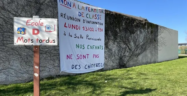 photo  à l’école de la ferrière-aux-étangs, les parents d’élèves se sont mobilisés contre la fermeture d’une classe.  &copy;  archives ouest-france 