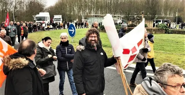 photo  les manifestations contre la réforme des retraites se succèdent à la flèche depuis le 19 janvier 2023 (ici, le 31 janvier).  &copy;  archives 