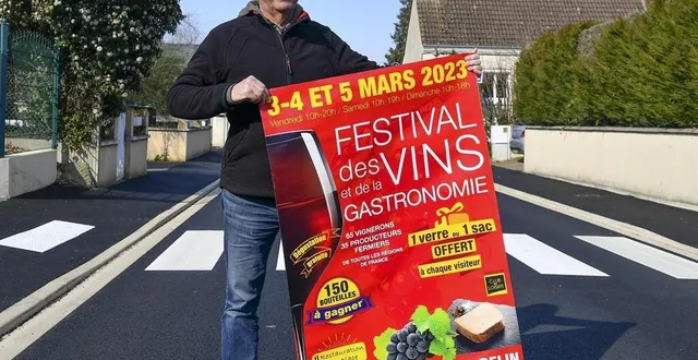 photo  le festival des vins et de la gastronomie se tient ce week-end à laigné-en-belin. didier javelle, président du club des loisirs, se réjouit de la tenue de cette 37e édition.  &copy;  le maine libre – yvon loué 