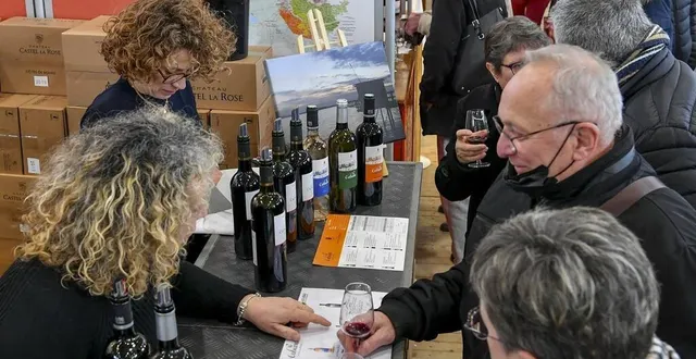 photo  ils étaient nombreux, vendredi 3 mars 2023, à investir le complexe sportif de laigné-en-belin pour la 37e édition du festival des vins et de la gastronomie.  &copy;  yvon loué 