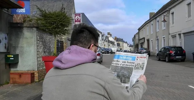 photo  le meurtre commis à coulans-sur-gée était le principal sujet de discussion dans la commune ce samedi 4 mars.  &copy;  le maine libre – yvon loué 