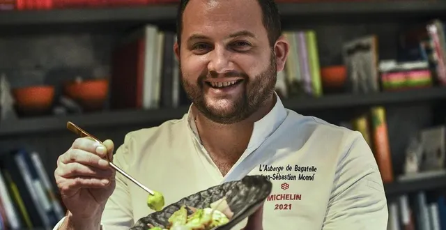 photo  jean-sébastien monné, chef de l’auberge de bagatelle, seul restaurant sarthois étoilé au guide michelin  &copy;  archives 