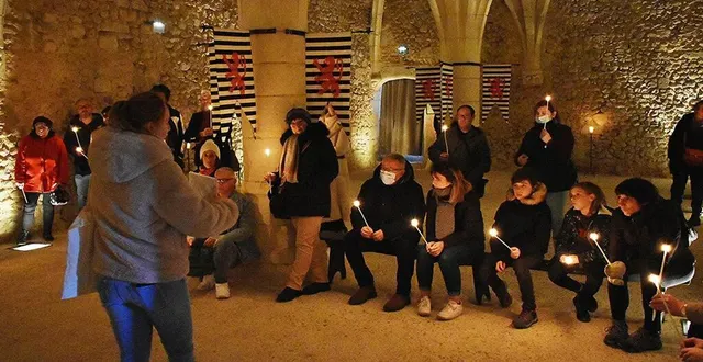 photo  les visites à la bougie sont une belle immersion dans les temps passés.  &copy;  le maine libre 