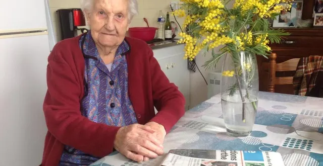 photo  alice louis vit heureuse depuis six ans à l’ehpad de saint-vincent-du-lorouër.  &copy;  le maine libre 