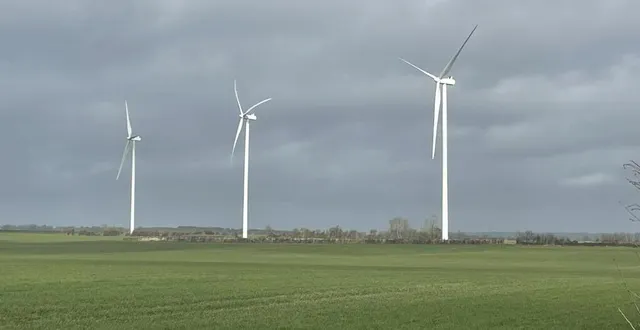 photo  un parc éolien (ici celui de moulins-sur-orne, depuis la route argentan-putanges) est envisagé dans la commune d’habloville.  &copy;  ouest-france 