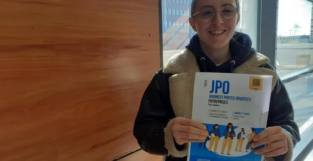 photo  lysa leproux-bourgardez a gagné le concours d’affiche annonçant les journées portes ouvertes 2023 des entreprises saboliennes.  &copy;  le maine libre 