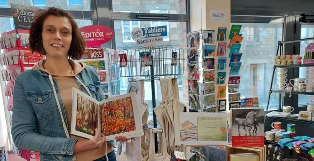 photo  floriane met en avant les éditeurs et auteurs normands dans sa boutique.  &copy;  ouest-france 