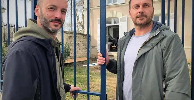 photo  maxime gilbert, à gauche, et alexandre degrave, deux des quatre amis qui ouvriront bientôt le restaurant la maison, à angers.  &copy;  ouest-france 