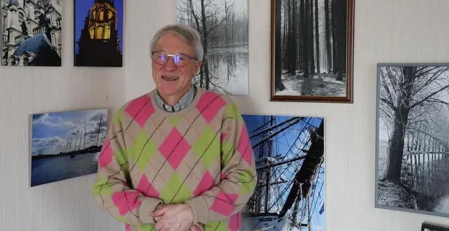 photo  jean-pierre herman, 73 ans, photographe amateur à écouché-les-vallées, participe régulièrement au salon des artistes d’écouché.  &copy;  ouest-france 
